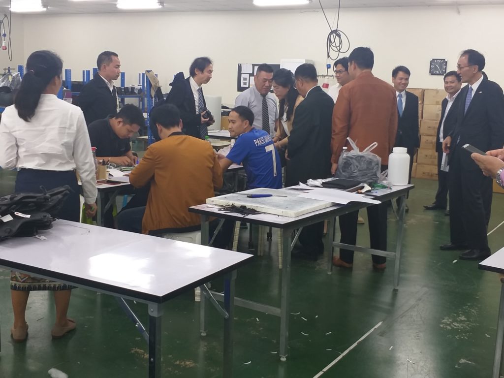 在ラオス日本国大使館、竹若特命全権大使が視察 パクセー・ジャパン経済特区 在ラオス日本国大使館、竹若特命全権大使が視察 パクセー・ジャパン経済特区